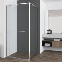 Душевой уголок Vincea Tesi VSRW-7TS9012CL 120x90 см, профиль хром, стекло прозрачное