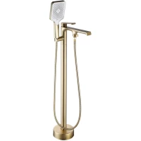 Смеситель напольный для ванны Rea Hass REA-B6404 золотой матовый