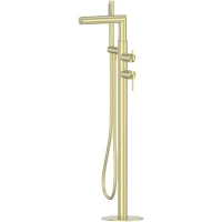 Смеситель напольный для ванны Abber Perfekte 316 AF8A15BG золотой матовый