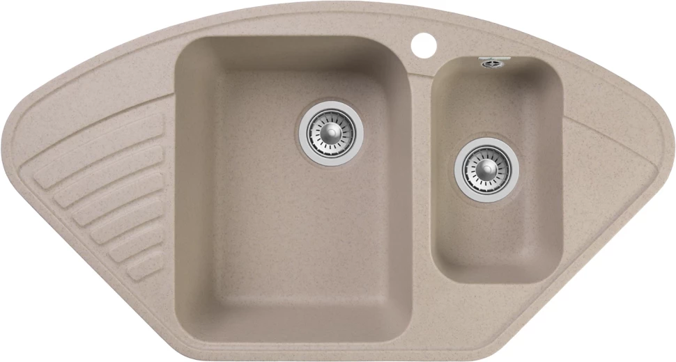 

Кухонная мойка GranFest Quarz песок GF-Z14
