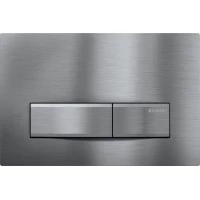 Смывная клавиша Geberit Sigma50 матовый алюминий для двойного смыва 115.788.GH.5