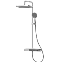 Душевая система Arrow AMG13SH870CP 320x210 мм, с термостатом, хром