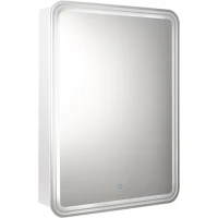Зеркальный шкаф Stella Polar Анда SP-00001135 60x80 см R, с LED-подсветкой, сенсорным выключателем, диммером, белый глянец