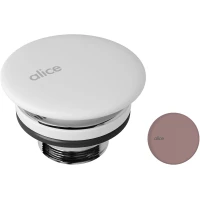 Выпуск для раковины Alice PIL00647 универсальный, лиловый матовый