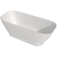 Ванна из литьевого мрамора Whitecross Clover 0220.170072.200 170x72 см, отдельностоящая, белый матовый