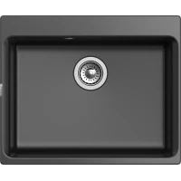 Кухонная мойка Rivelato Axel Х-60 antracite 63x52 см, антрацит