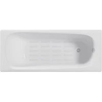 Ванна чугунная Delice Continental DLR230644-AS 165x70 см, с антискользящим покрытием, белый