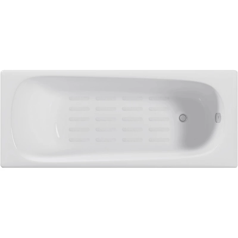 Ванна чугунная Delice Continental DLR230644-AS 165x70 см, с антискользящим покрытием, белый