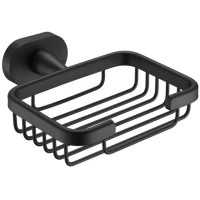 Мыльница Belz B90102-1 настенная, черный матовый