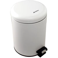 Мусорное ведро Ksitex BGR-12W 12л, с педалью, белый