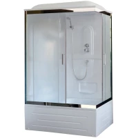 Душевая кабина 100x80x217 см Royal Bath RB8100BP1-M-CH-L матовое