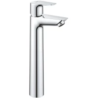 Смеситель для раковины Grohe BauEdge New 23761001 без донного клапана, хром