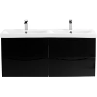 Тумба Nero Lucido 117,2 см BelBagno Marino MARINO-CER-1200-4C-SO-2-NL-P