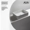 Раковина-чаша AXA Cosa 8621001 60x45 см, накладная, белый глянец - 4
