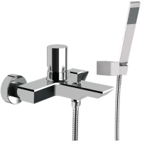 Смеситель для ванны Remer Edge EG502 с душевым гарнитуром, хром