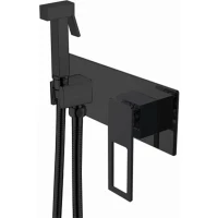 Гигиенический душ Boheme Q 147-BB со смесителем, черный матовый