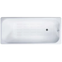 Ванна чугунная Delice Aurora DLR230604-AS 160x75 см, с антискользящим покрытием, белый