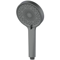 Душевая лейка Wonzon & Woghand WW-88SC03-BGM 125 мм, 3 режима, темный графит матовый