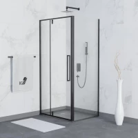 Душевой уголок 100,5x80 см RGW SV-44B (SV-03B+Z-050-3B) Stilvoll 06324408-014 прозрачное