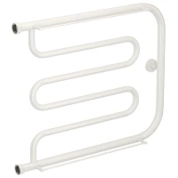 Полотенцесушитель водяной 500x650 белый глянец Сунержа Лира 2 полки 12-0012-5065