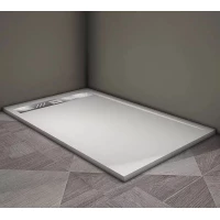 Душевой поддон из литьевого мрамора 140x90 см Veconi Tezeo Stone TZ07-14090PR-01-19C3