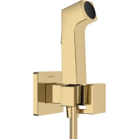Гигиенический душ Hansgrohe Bidette E 29231990 с держателем, шлангом, золотой