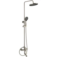 Душевая система Fmark FS8845 228 мм, со смесителем, сатин