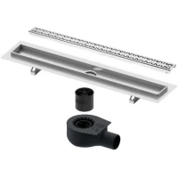 Душевой трап (лоток) Tece TECEdrainline royal 600700 + 650000 + 660016 + 600741 64,3 см, с решеткой, перфорированный, нержавеющая сталь