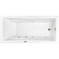 Акриловая ванна Whitecross Palace 0104.170075.100.SOFT.BR 169,5x75 см, с гидромассажем, белый