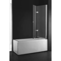 Шторка для ванны Cezares Verona 120 см текстурное стекло VERONA-W-V-21-120-P-Cr-R