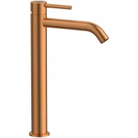 Смеситель для раковины Lemark Kalina LMF-2115S-BRRG без донного клапана, розовое золото матовый