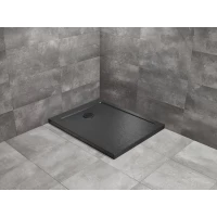 Душевой поддон Radaway Doros F Stone Black SDRF1690-01-54S 160x90 см, акриловый, прямоугольный, черный