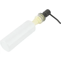 Дозатор для жидкого мыла Fmark F-SY-Q444 380 мл, встраиваемый, для кухни, графит