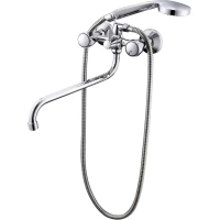 Смеситель для ванны Prohanss P12.22 универсальный, с душевым гарнитуром, хром