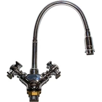 Смеситель для кухни D-Lin D156807-Q с гибким изливом, хром