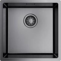 Кухонная мойка Omoikiri Tadzava 44-U/I Ultra GM 4993265 44x44 см, вороненая сталь