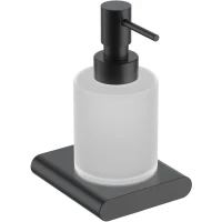 Дозатор для жидкого мыла Timo Luiro 18438/03 170 мл, настенный, черный матовый