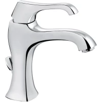 Смеситель для раковины Emmevi Ares 76003/CR с донным клапаном, хром