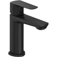 Смеситель для раковины Ravak Life LF 012.20BL X070476 без донного клапана, черный матовый