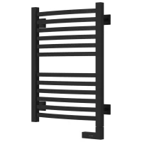 Полотенцесушитель электрический 600x400 черный матовый МЭМ правый Сунержа Аркус 2.0 31-5605-6040