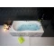 Акриловая гидромассажная ванна 180x90 см пневматическое управление плоские форсунки Aquatek Мартиника - 7