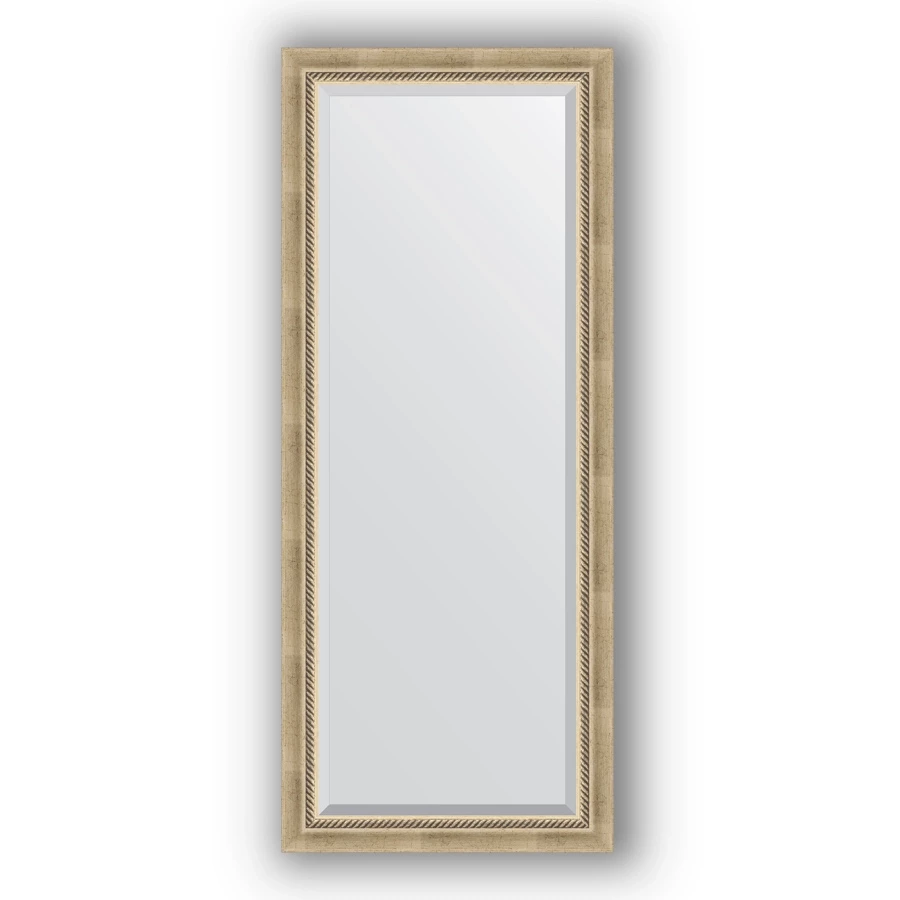 Зеркало 63x153 см состаренное серебро с плетением Evoform Exclusive BY 1182