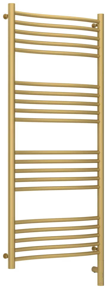 

Полотенцесушитель электрический 1200x500 золотой матовый МЭМ правый Сунержа Флюид 3.0 032-5821-1250