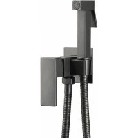 Гигиенический душ Frap F7506-9 со смесителем, оружейная сталь