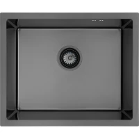 Кухонная мойка ORINZA ORS.540.440.BLACK.DECOR 54x44 см, черный декор