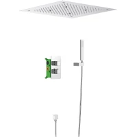 Душевой комплект Timo Petruma SX-5029/00SM 500 мм, с термостатом, хром