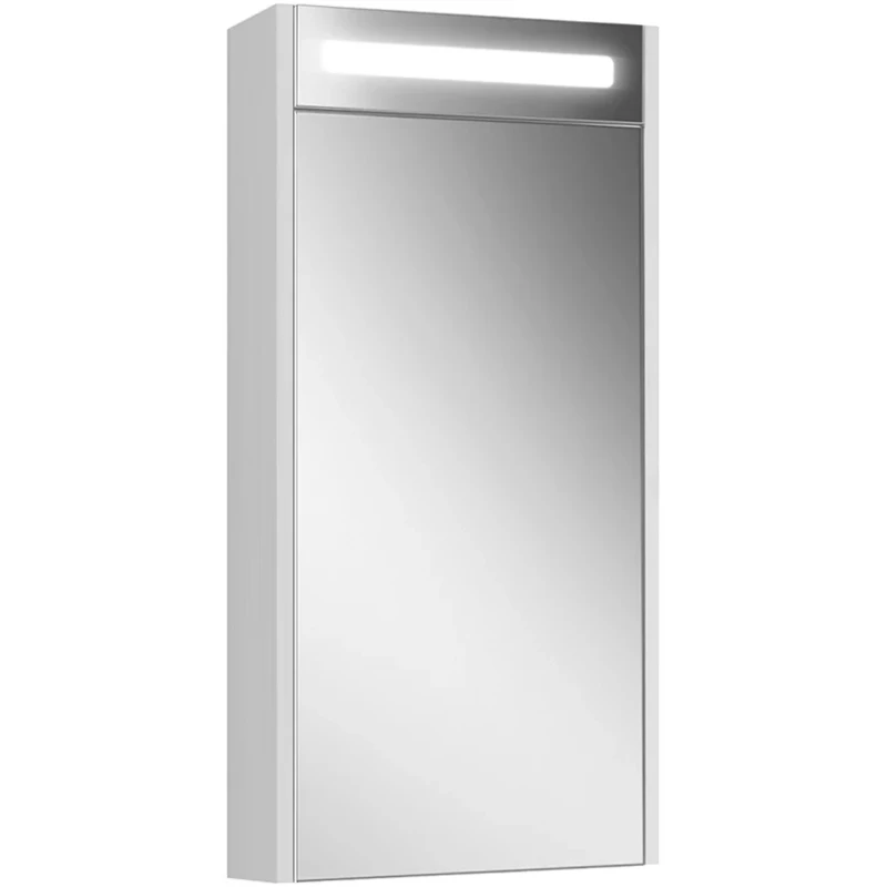 Зеркальный шкаф 40x80 см белый глянец R Belux Неман ВШ 40 4810924276803
