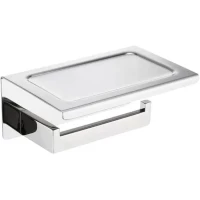 Держатель туалетной бумаги Feramolli Maggiore CL105A с полкой для телефона, хром