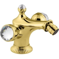 Смеситель для биде Emmevi The One Leda 98004VSW/OR с донным клапаном, золотой