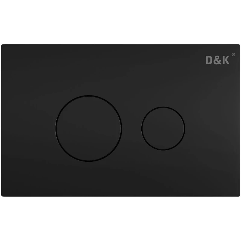 Смывная клавиша D&K Venice черный матовый DB1029025